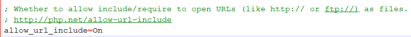 An example of PHP code that is vulnerable to LFI attacks