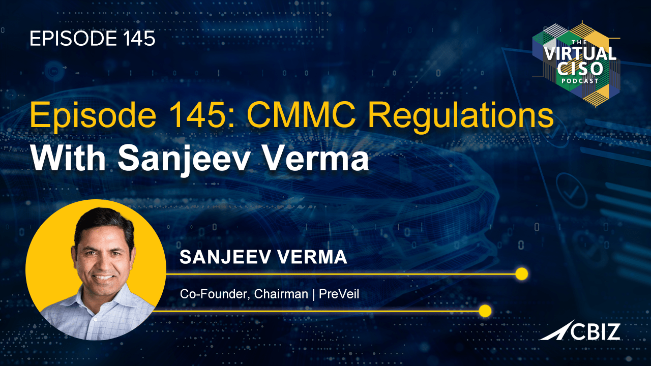 the virtual ciso podcast episode 145 with sanjeev verma